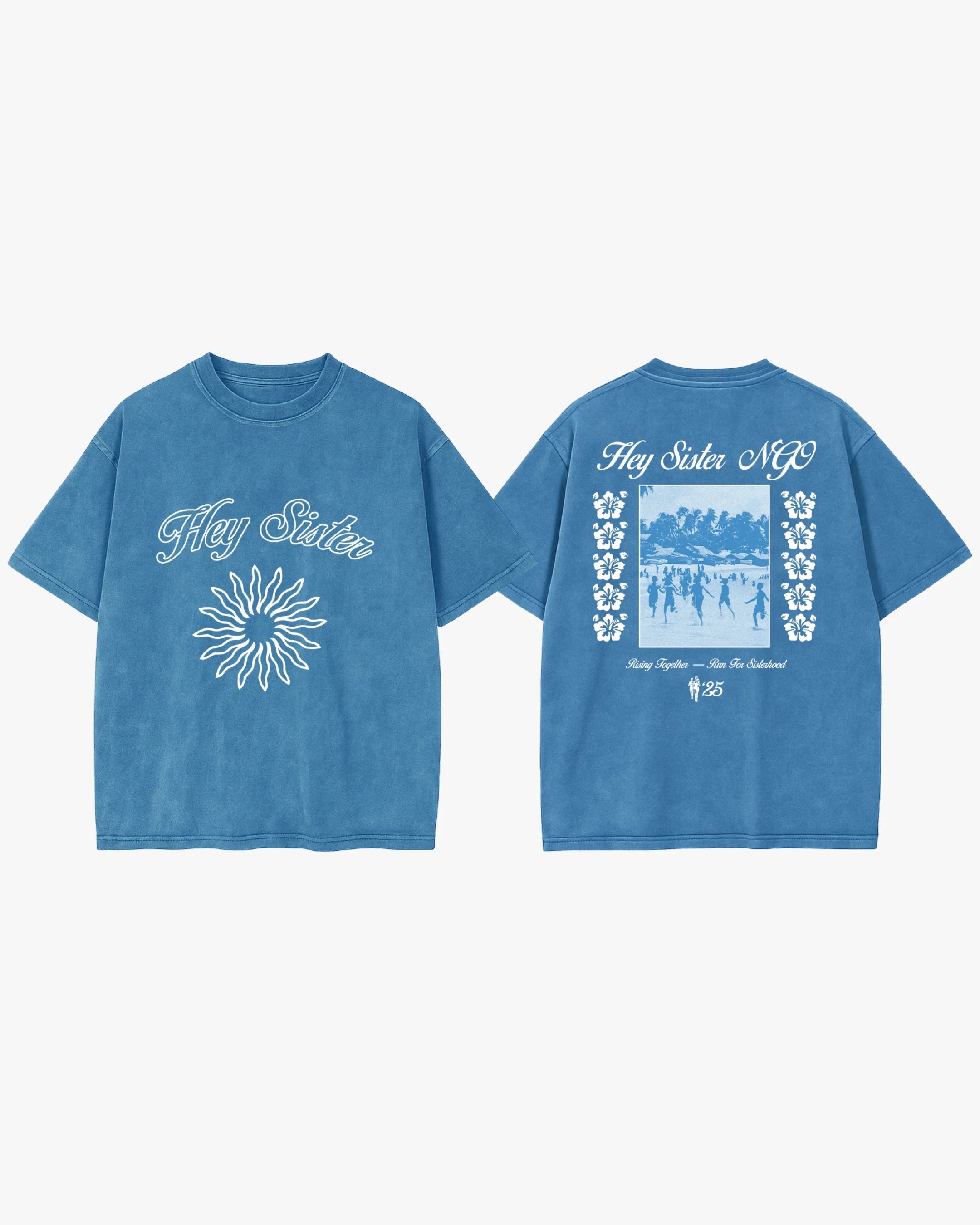 Hey Sister Oversized Cotton Unisex T-Shirt